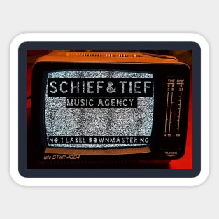 Schief & Tief TV Logo Sticker